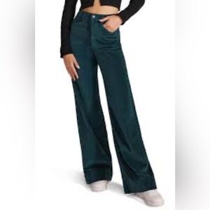 Favorite Daughter Women’s The Mischa Wide Leg Stretch Velveteen Pants SZ 24 NWT